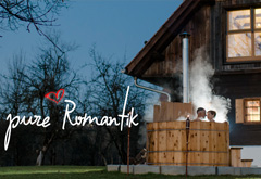 gehe zum Romantik Chalet in der Steiermark
