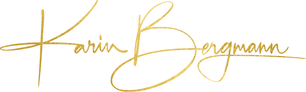 Karin Bergmann Logo Schriftzug Goldfolie :: graphic copyright Karin Bergmann
